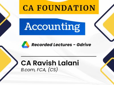 CA Foundation Accounting