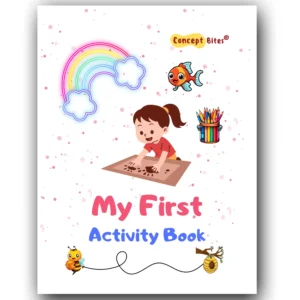 Tracing and Activity Book Combo for Kids (Ages 3-7) | Alphabet & Number Tracing, Mazes, Counting, Coloring & Sticker Activities