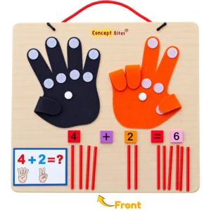 Calendar, Clock and Counting Wooden Activity Board